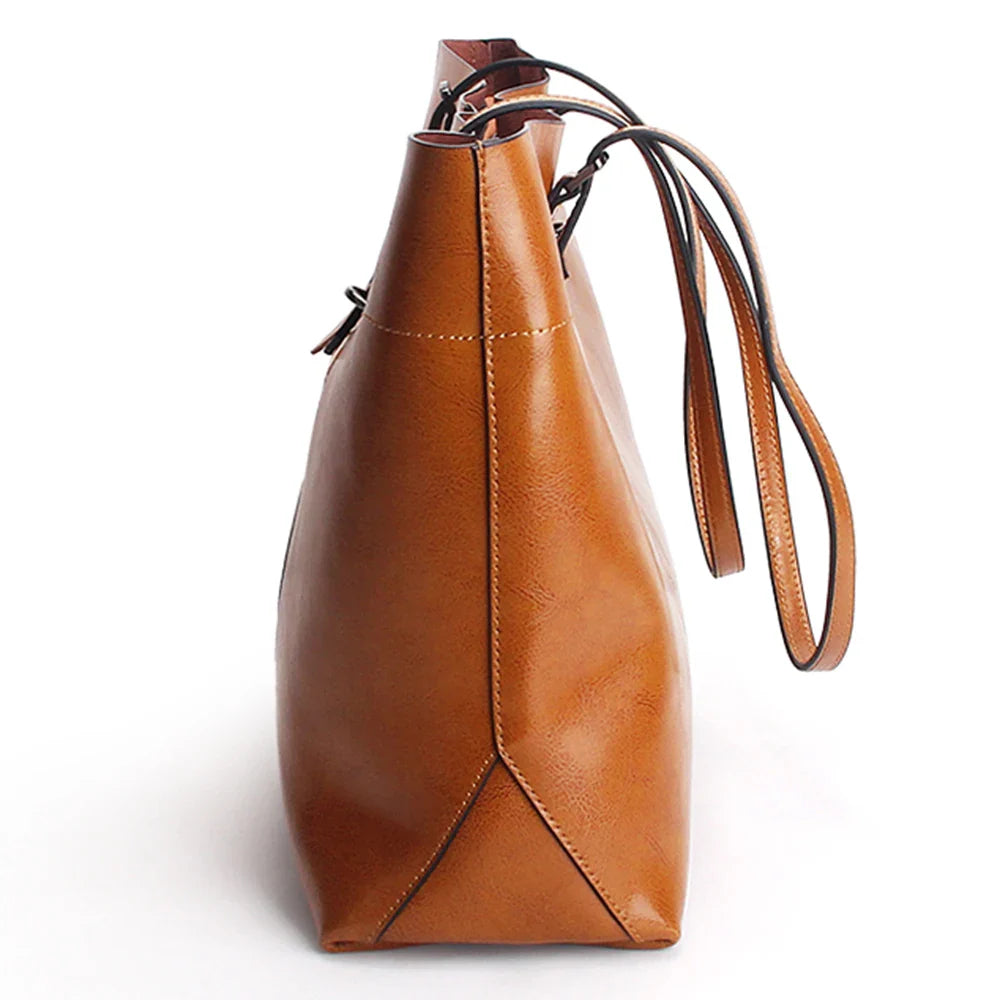Sac Fourre Tout Cuir Femme