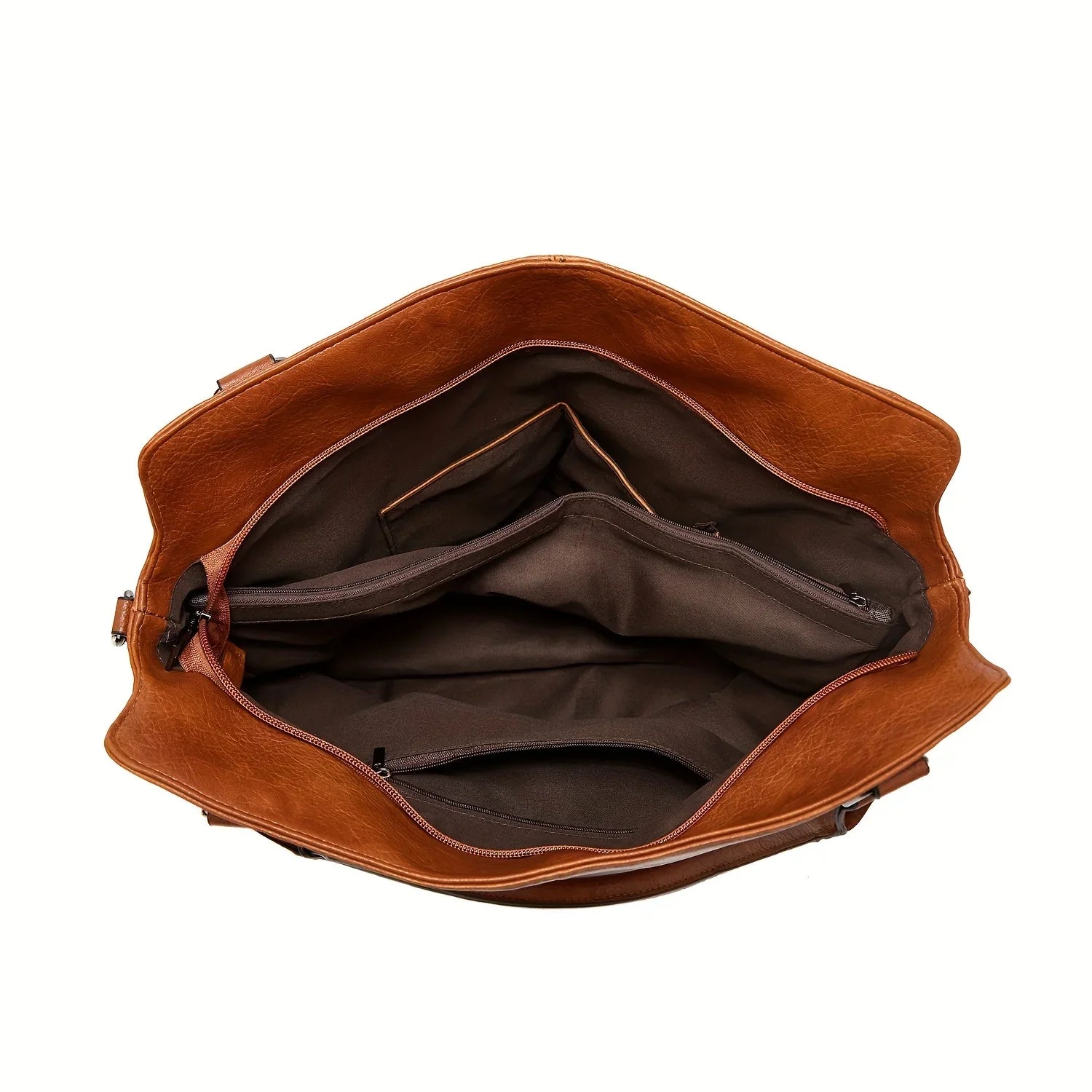 Sac Cabas en Cuir Marron