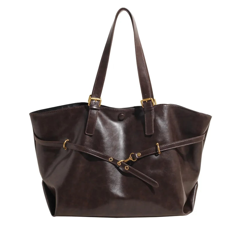Sac Fourre Tout Souple Cuir