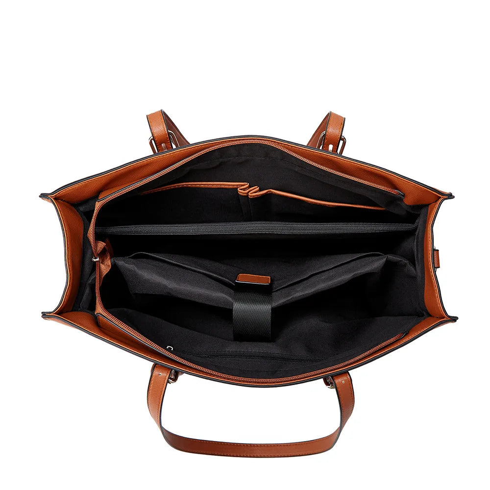 Sac à Main 3 Compartiments Cuir