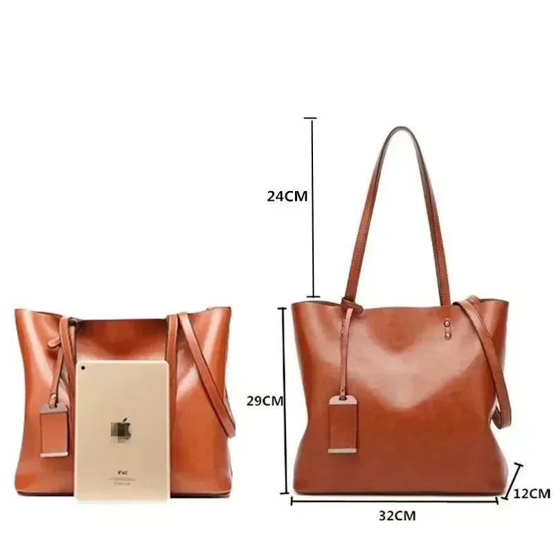 Sac Cabas Cuir Porte Epaule