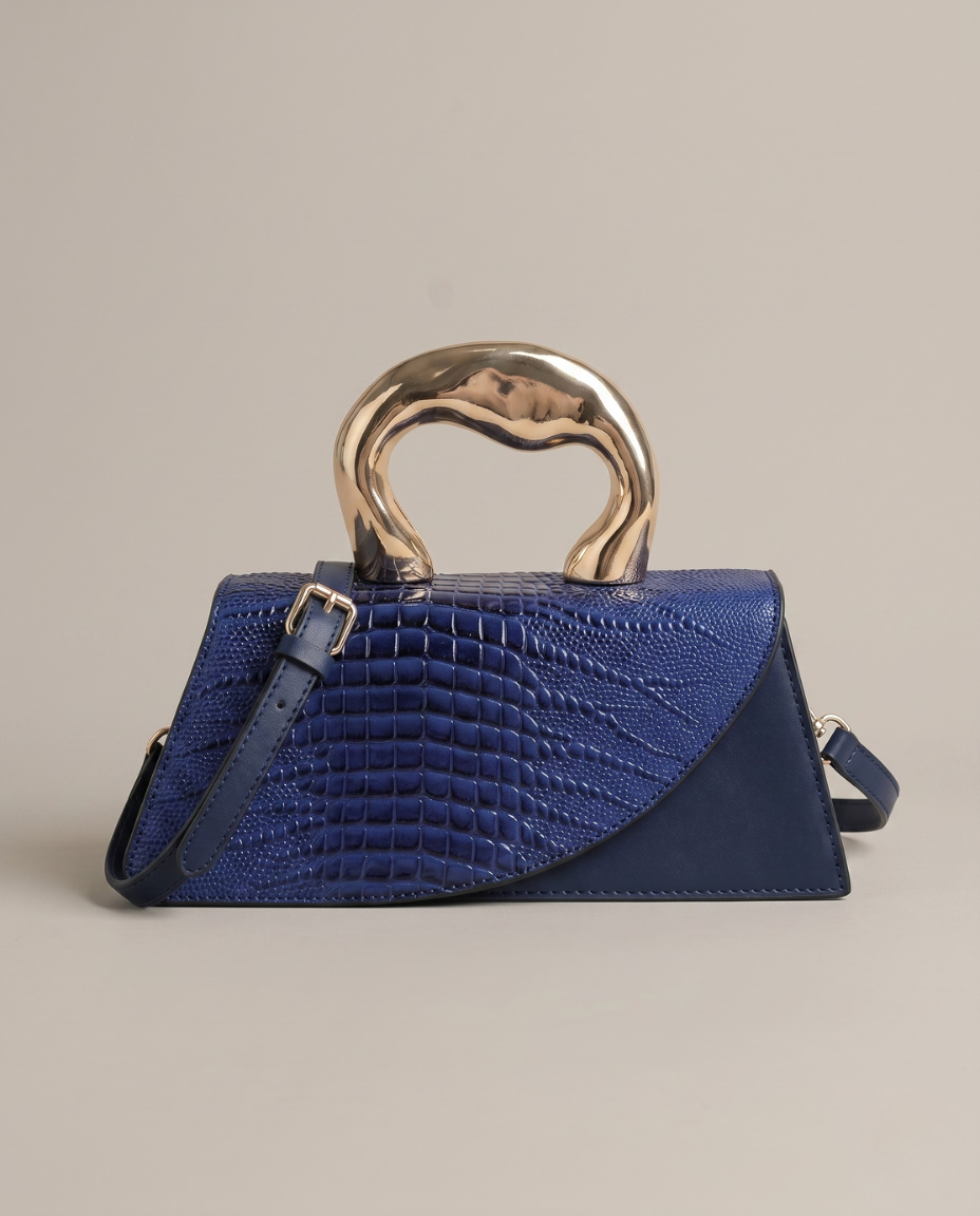 Sac Bandouliere Effet Croco
