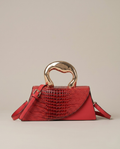 Sac Bandouliere Effet Croco