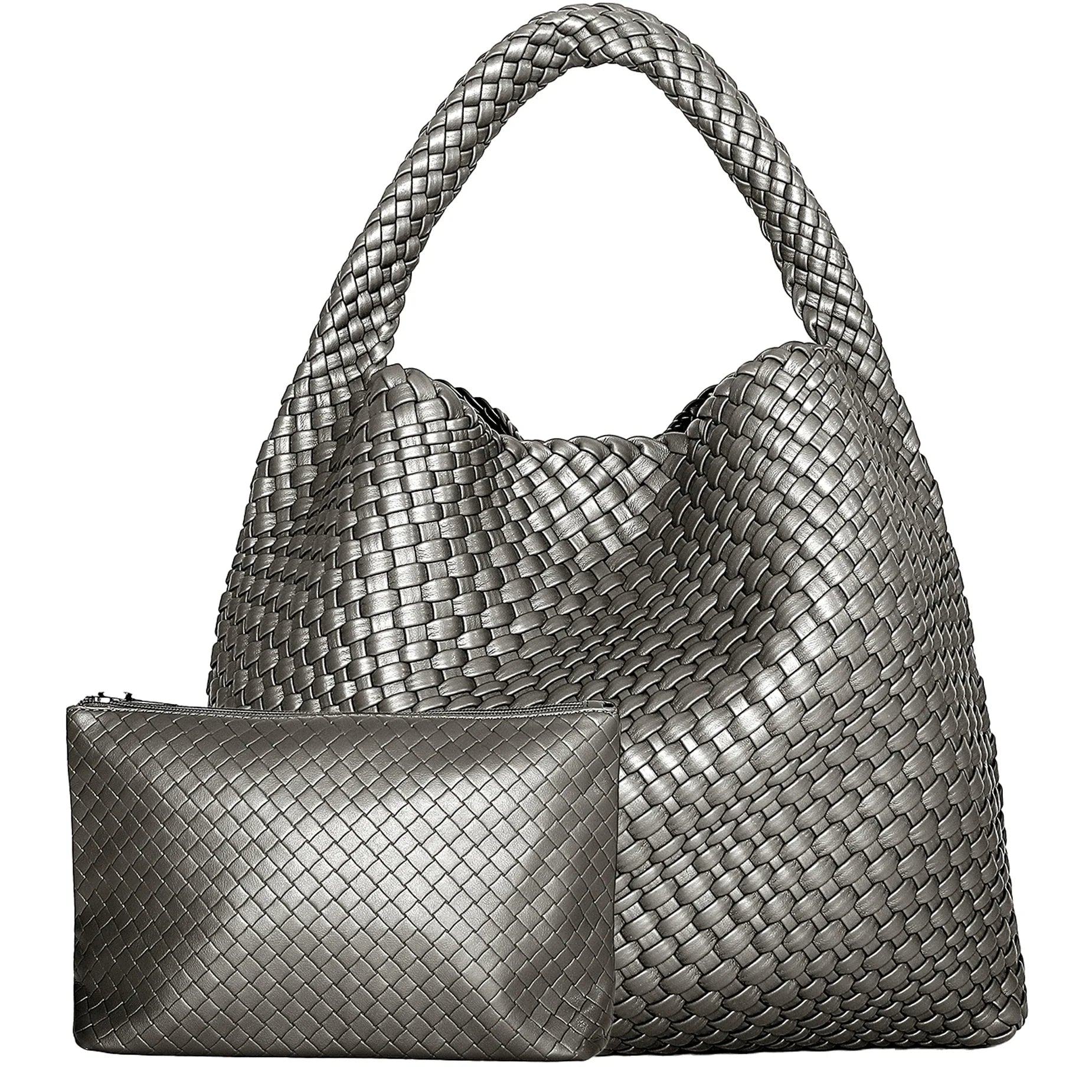 Sac Cabas Cuir Tressé