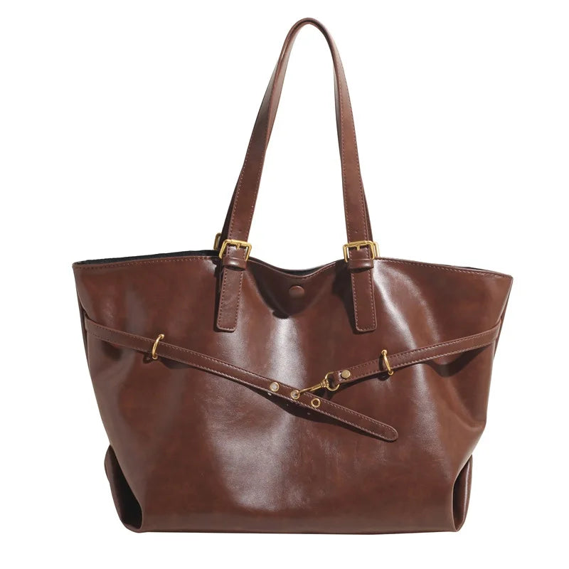 Sac Fourre Tout Souple Cuir