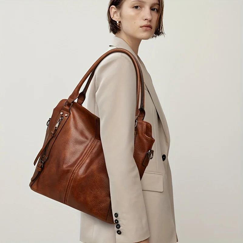 Sac Fourre Tout Souple Cuir