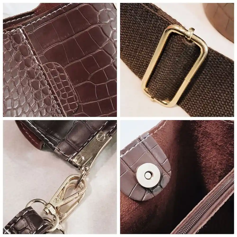 Sac Seau Crocodile Cuir