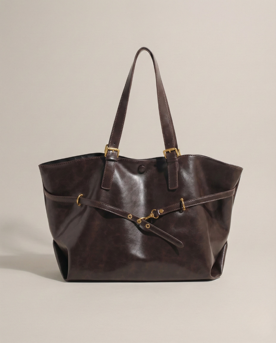 Sac Fourre Tout Souple Cuir